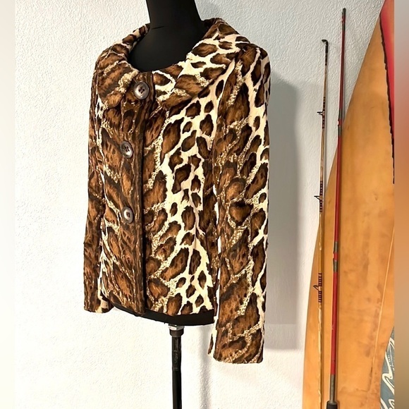 VTG Helene Berman,London,Animal Print Fur Jacket & Top,Excellent Condition, S - Picture 12 of 15